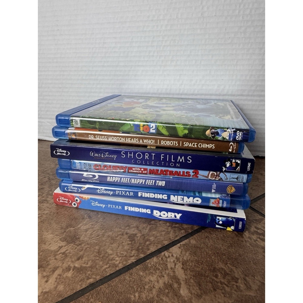 Lot Of 7 Blue Ray DVDs Disney/Pixar/Animation Studios